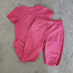 Mandala Pink Scrub Set